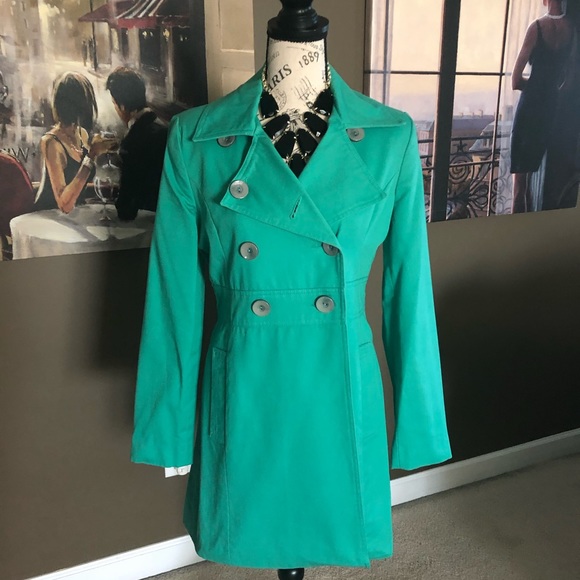 GREEN Jacket/Trench - Picture 2 of 5